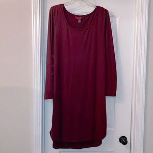 Hot Kiss Plus Size Long Sleeve Dress
